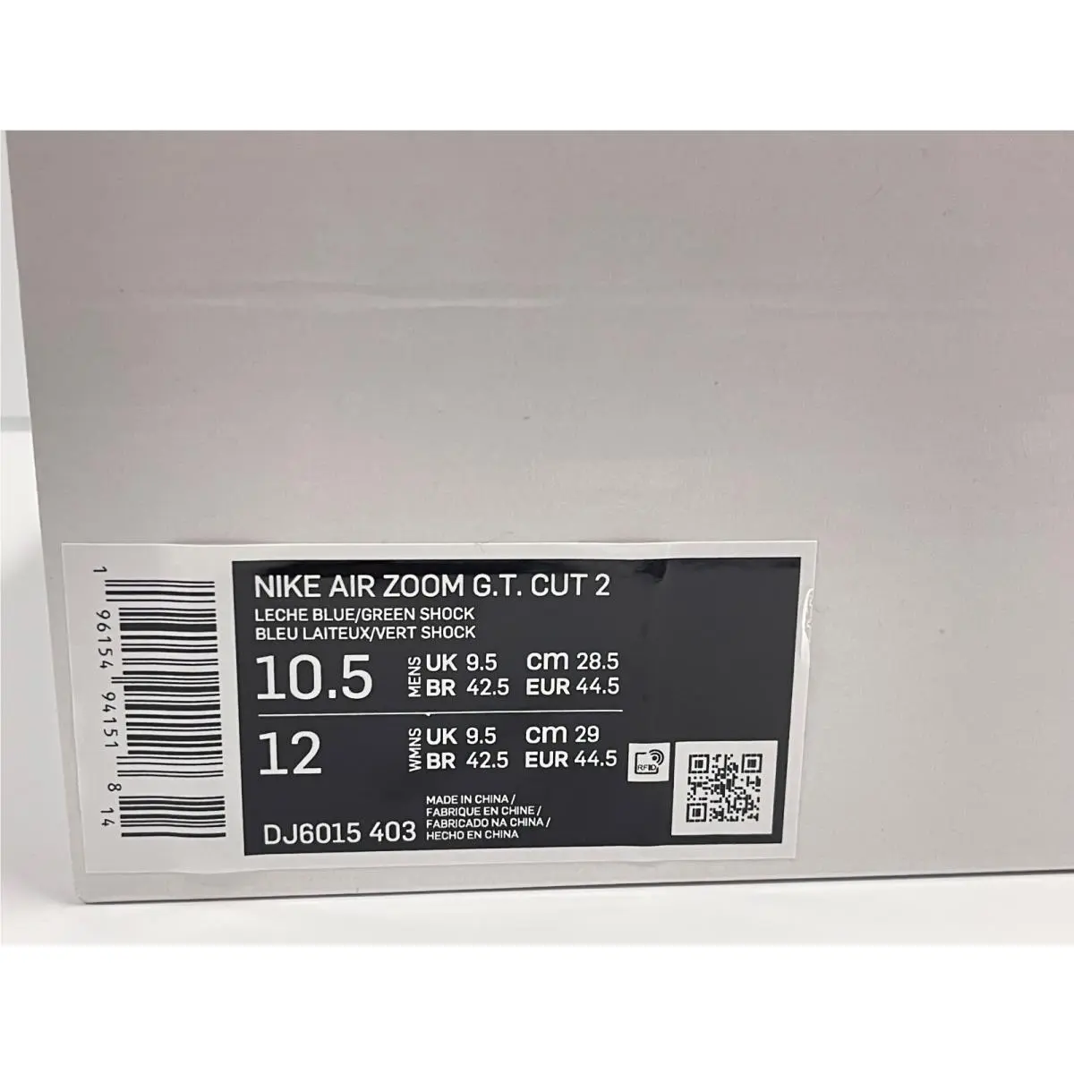 Nike shoes - Nike Air Zoom GT Cut - DJ6015-403 - LECHE BLUE (UPC: 196154941518) 9