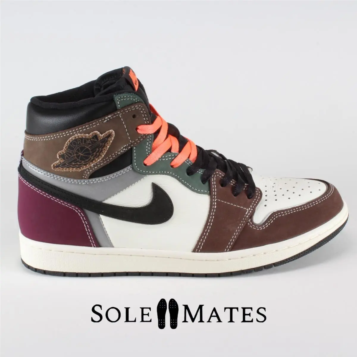 Nike Air Jordan 1 Retro High OG `hand Crafted` DH3097-001 Men`s Size 10 Shoes