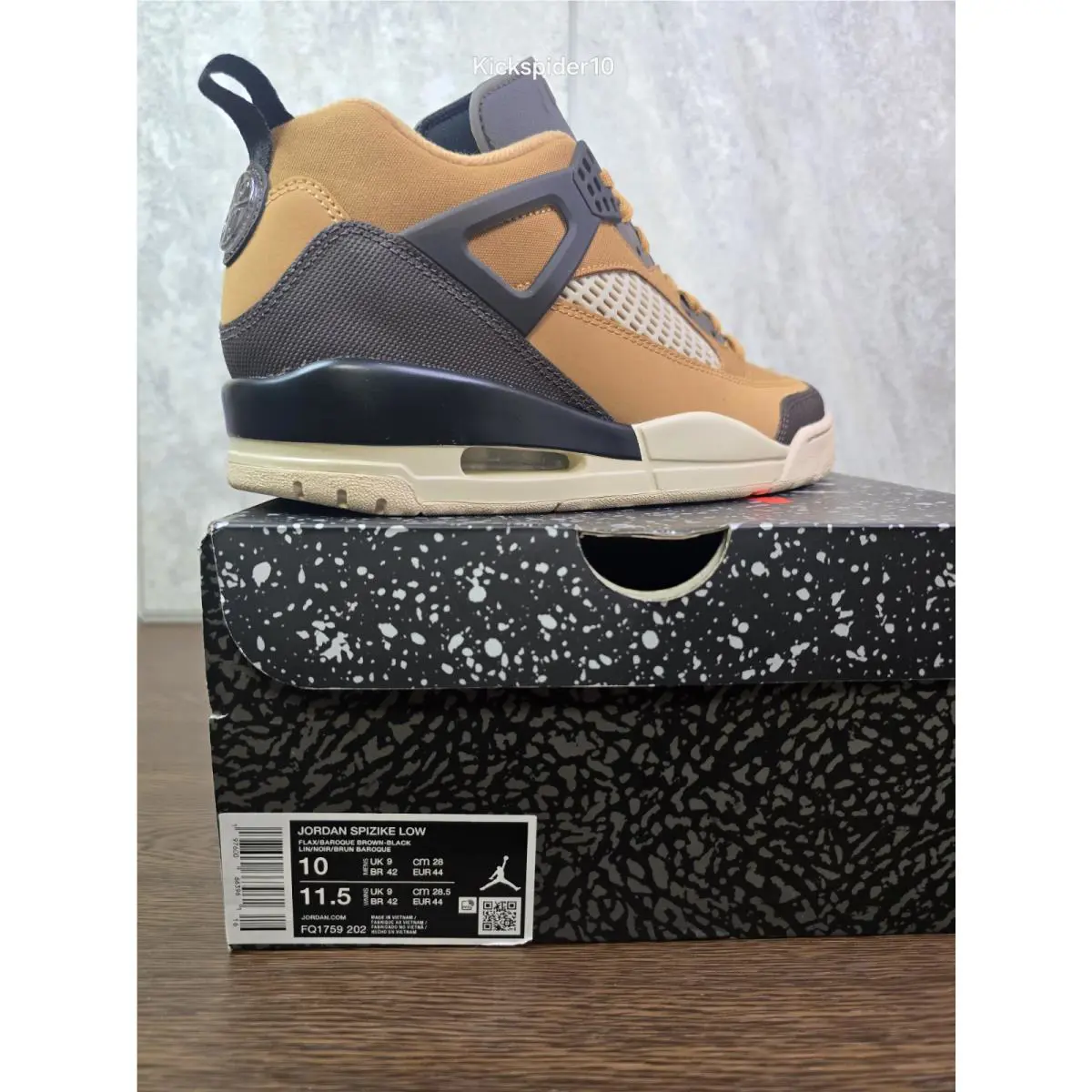 Nike shoes - Jordan Spizike Low - Spizike Low - FQ1759 202 - Flax / Baroque Brown-Black (UPC: 197600662933) 2