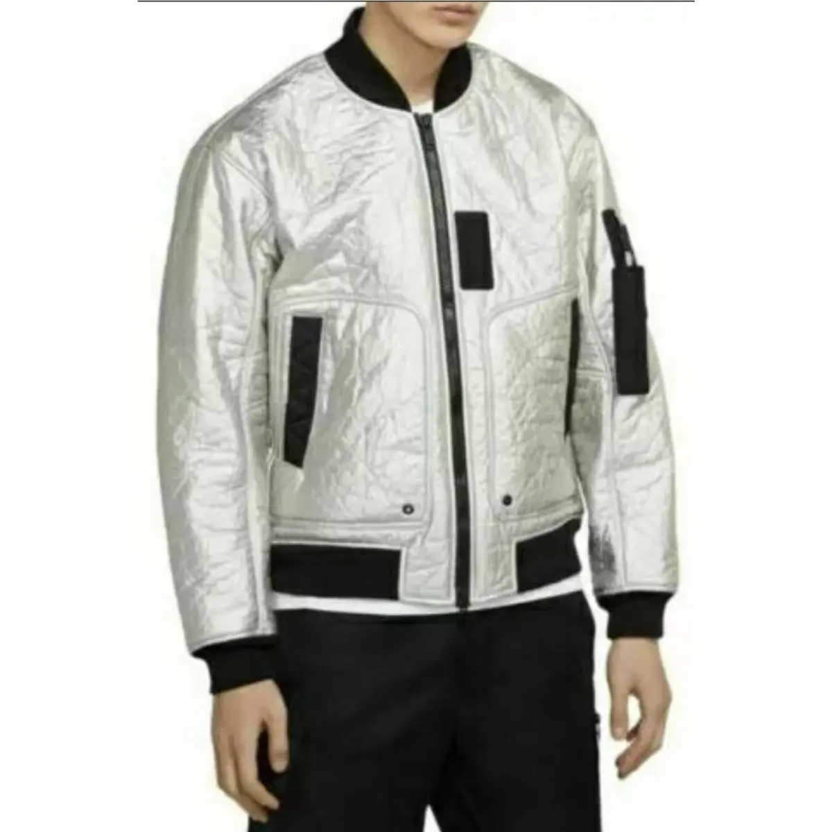 Nike clothing - 23 MA-1 - CD5712095 - Silver (UPC: 0193658331289) 2