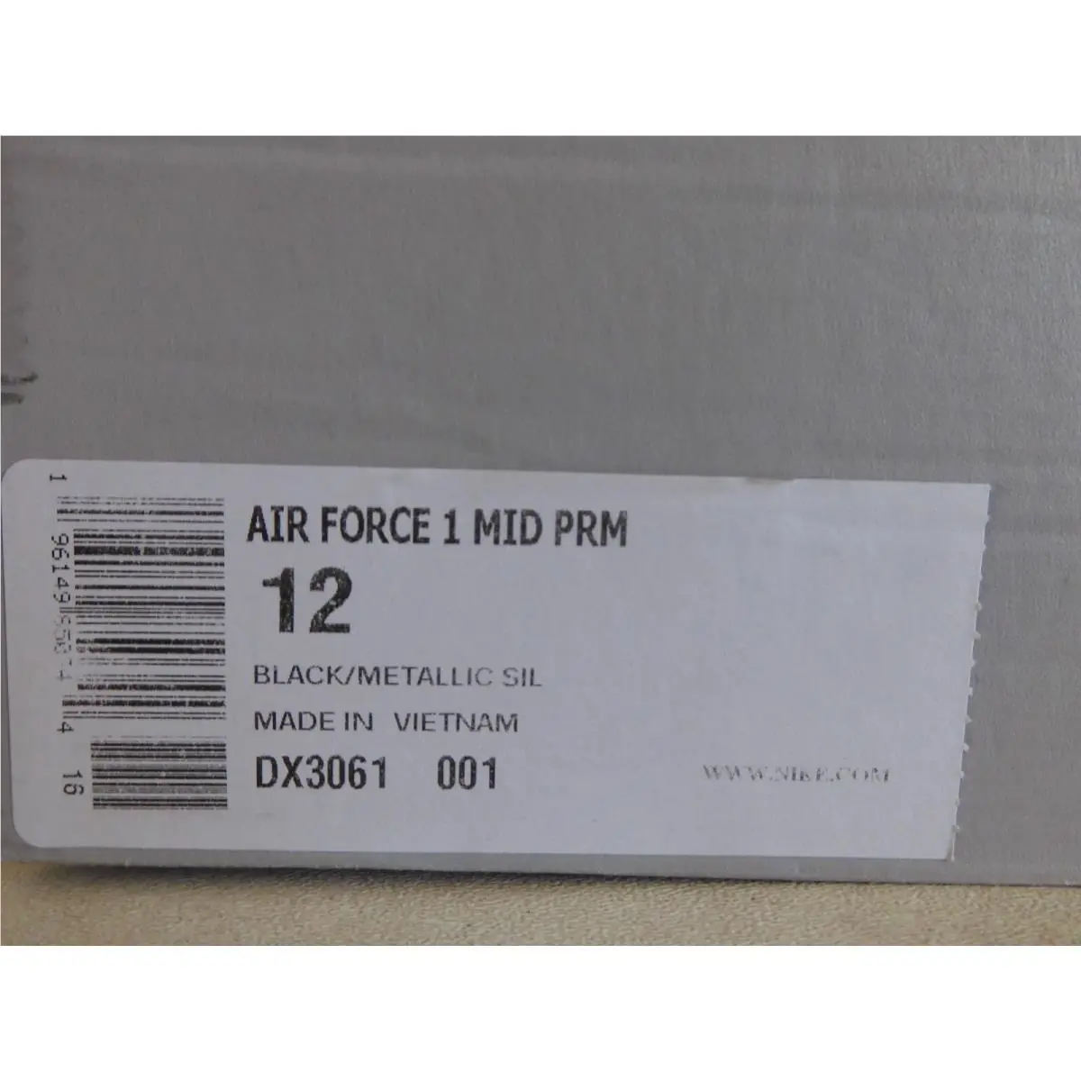 Nike shoes - Nike Air Force 1 Mid - DX3061001 - Black (UPC: 00196149850344) 3