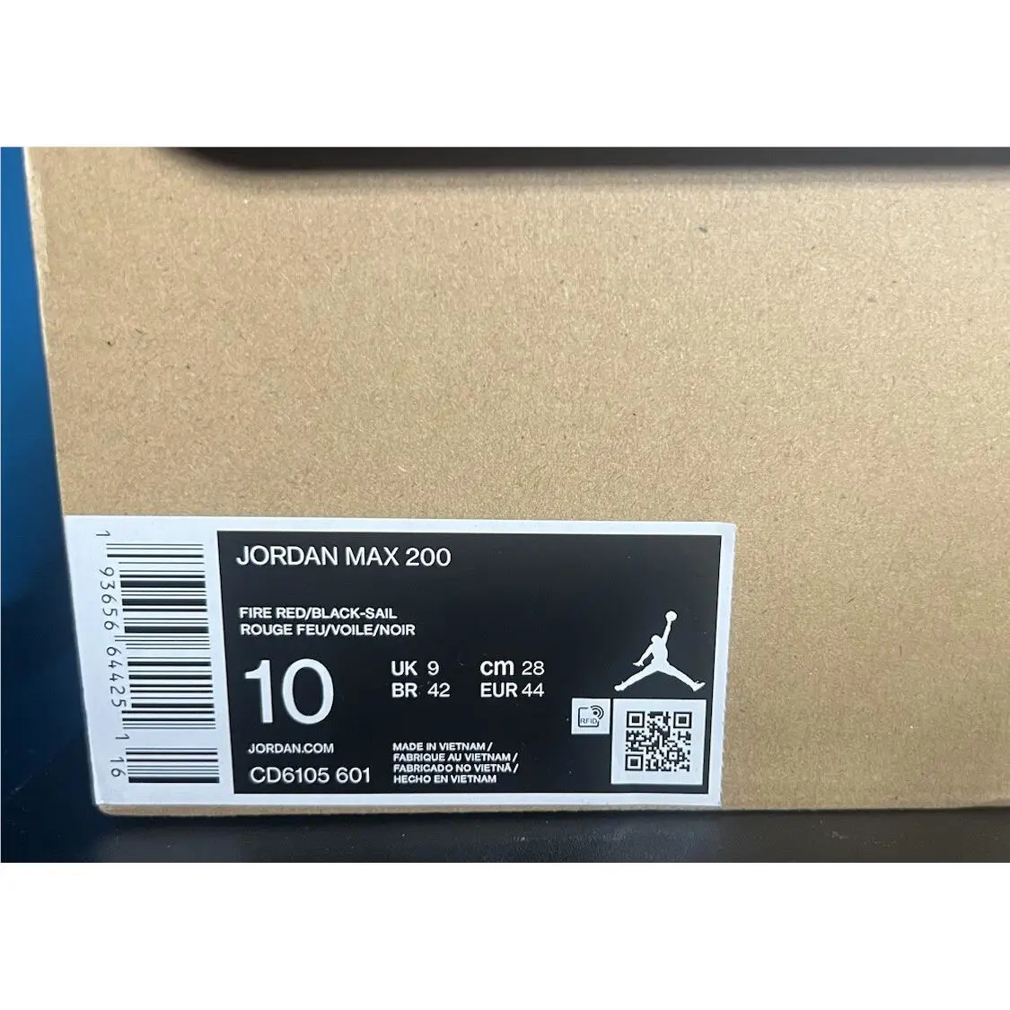 Nike shoes - Nike Jordan Air Max 200 XX - CD6105-601 - Red 0