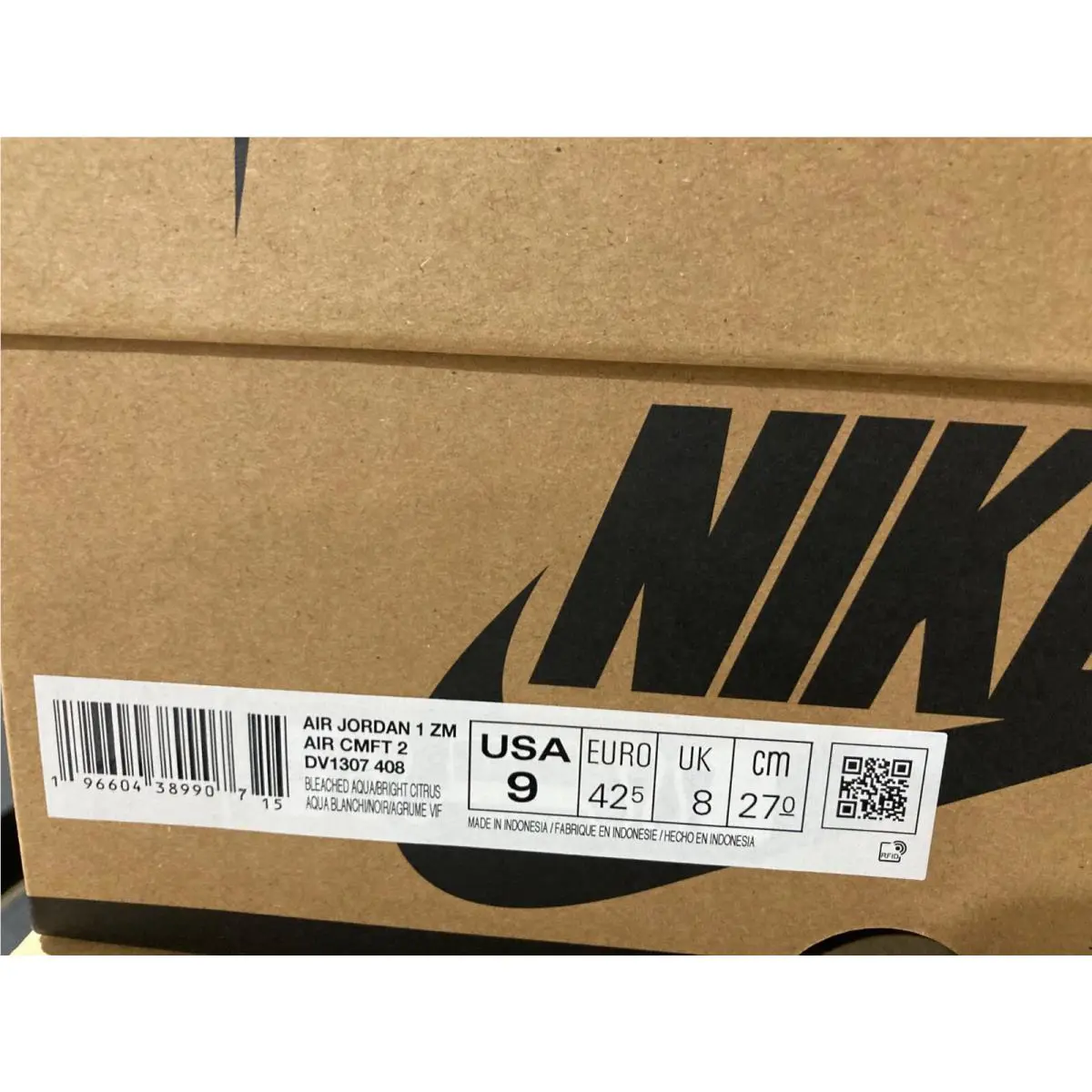 Nike shoes - Nike Air Jordan 1 - Air - DV1307-408 - Blue 4