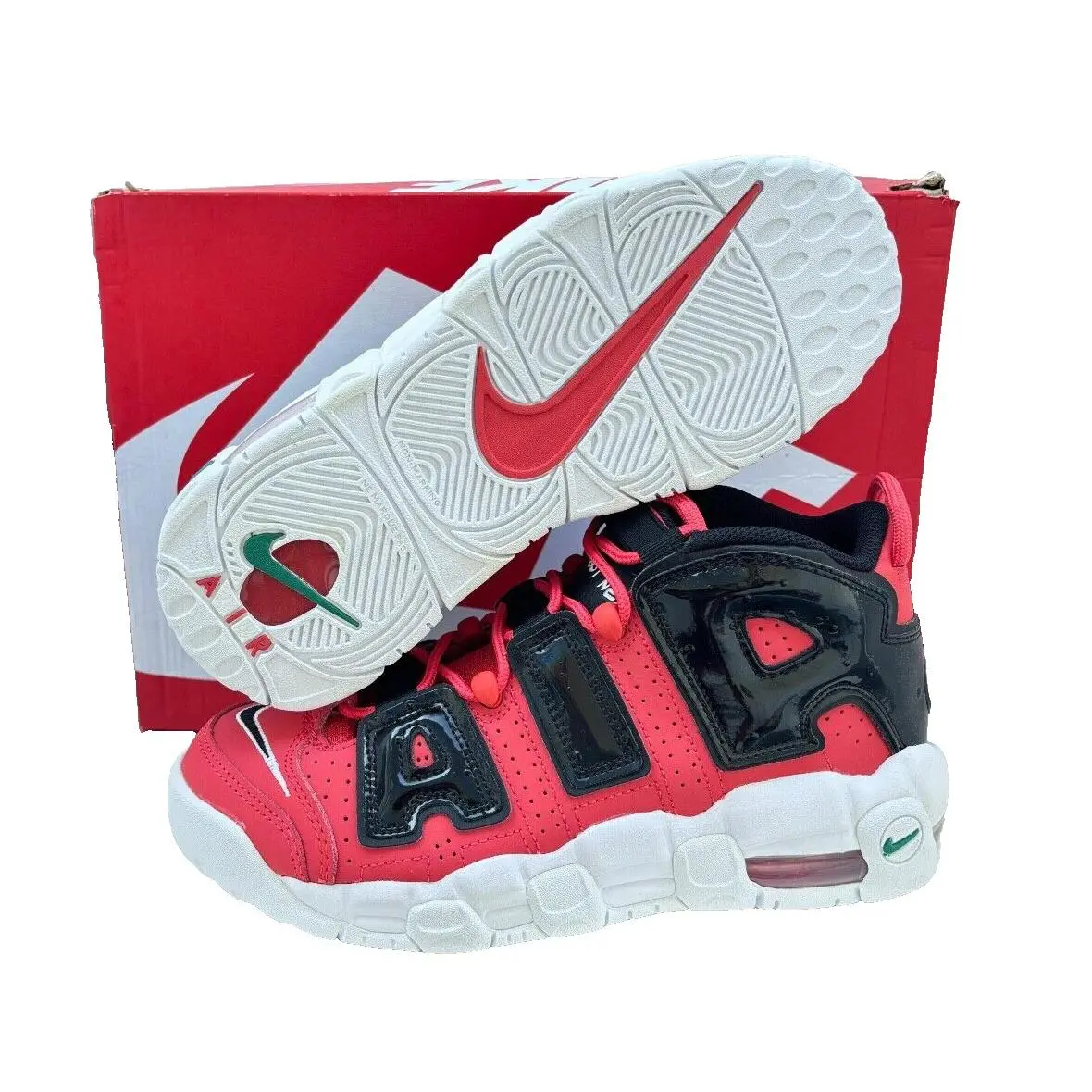 Nike shoes - Nike Air More Uptempo - Air More Uptempo - NIKE DV2205-600 - LOBSTER/BLACK-WHITE 1