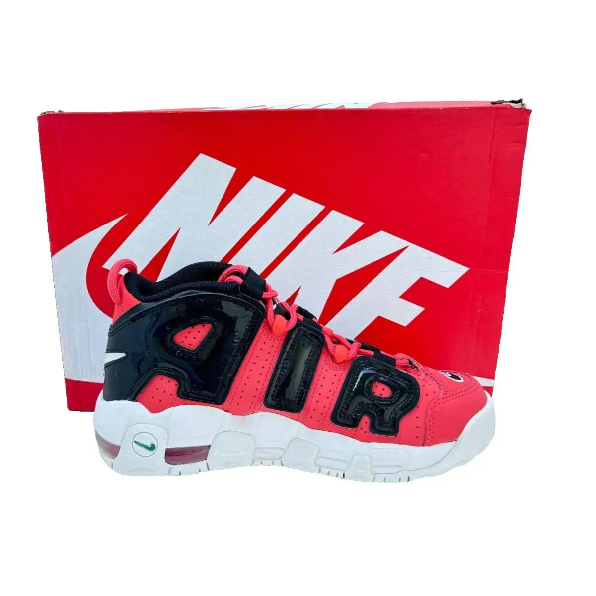 Nike shoes - Nike Air More Uptempo - Air More Uptempo - NIKE DV2205-600 - LOBSTER/BLACK-WHITE 3