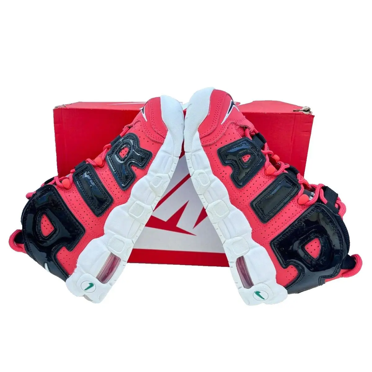 Nike shoes - Nike Air More Uptempo - Air More Uptempo - NIKE DV2205-600 - LOBSTER/BLACK-WHITE 4