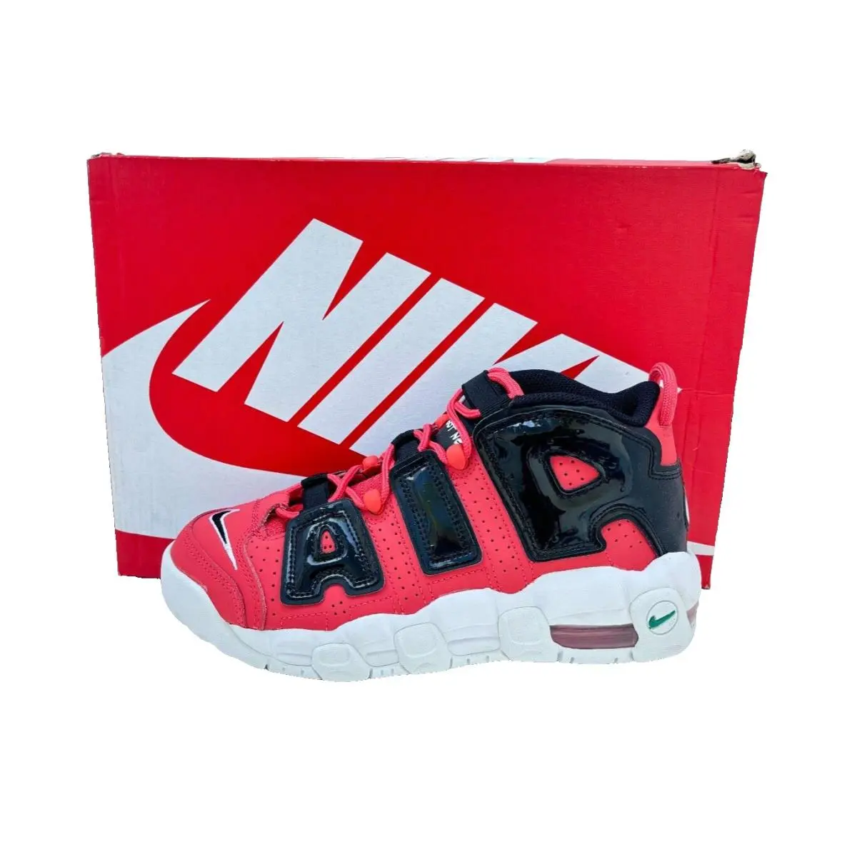 Nike shoes - Nike Air More Uptempo - Air More Uptempo - NIKE DV2205-600 - LOBSTER/BLACK-WHITE 5