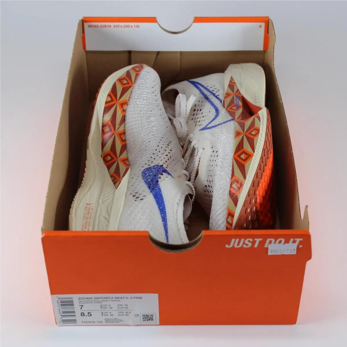 Nike shoes - Nike ZoomX Vaporfly - ZoomX Vaporfly - FQ7676-100 - White 8