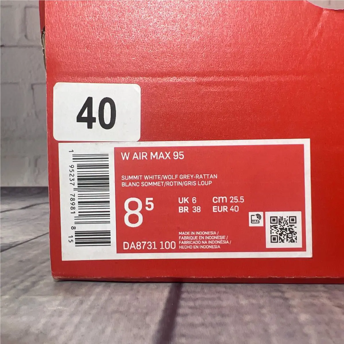 Nike shoes - Nike Air Max 95 - Air Max - DA8731 100 - White 10