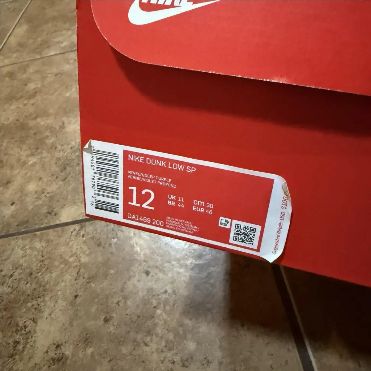 Nike shoes - Nike Dunk Low - Dunk Low - DA1469-200 - Veneer/Deep Purple (UPC: 194501767880) 5