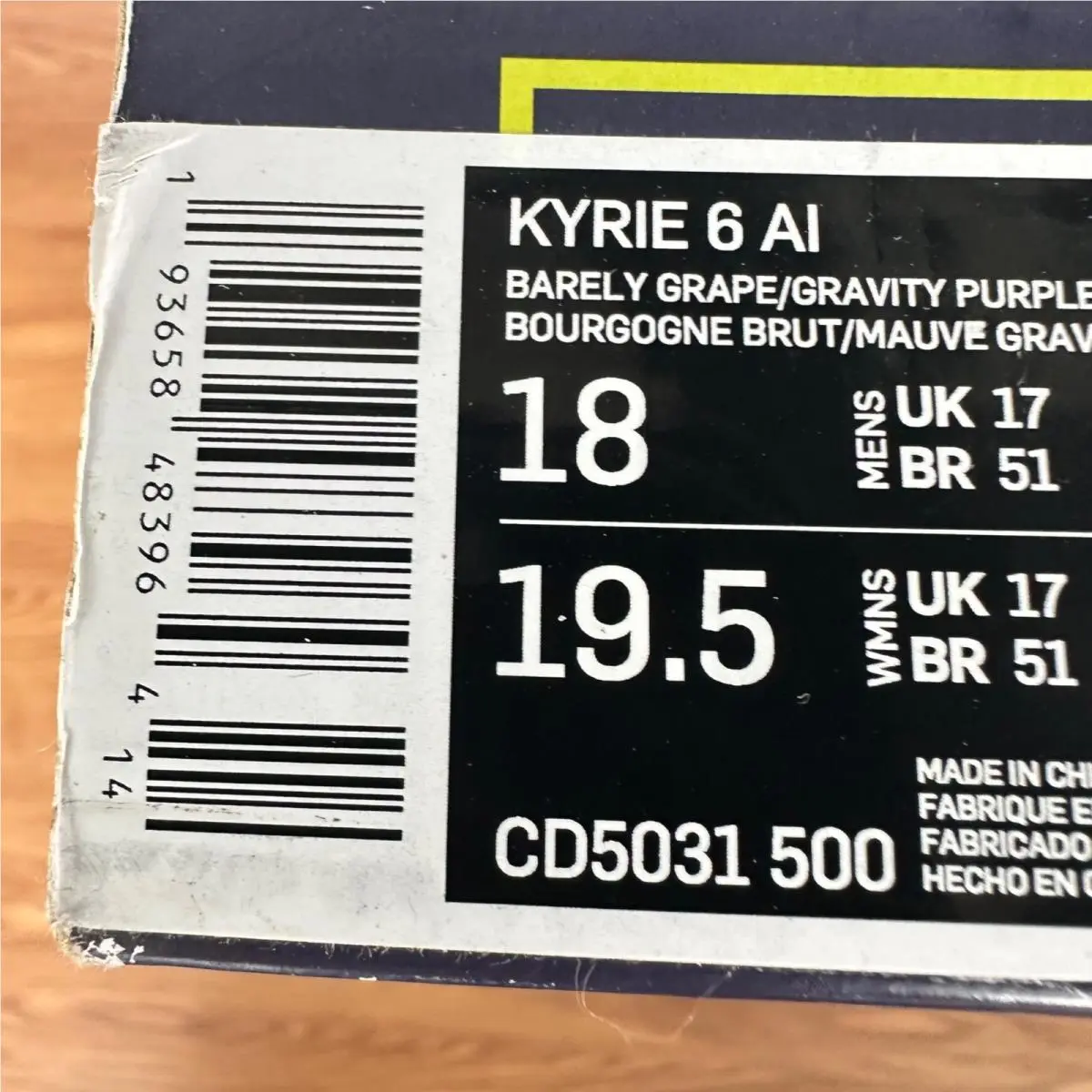 Nike shoes - Nike Kyrie 6 - Kyrie - CD5031-500 - Purple (UPC: 193658483964) 11