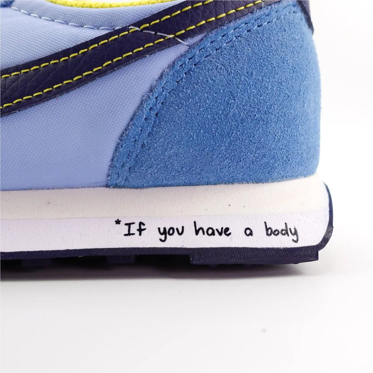 Nike shoes - Nike Waffle Trainer 2 - Waffle Trainer - DB3004-400 - Blue, Yellow 3