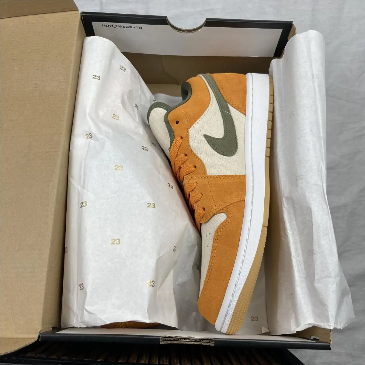 Nike shoes - Air Jordan 1 Low - Air Low - DH6931-102 - Orange 9