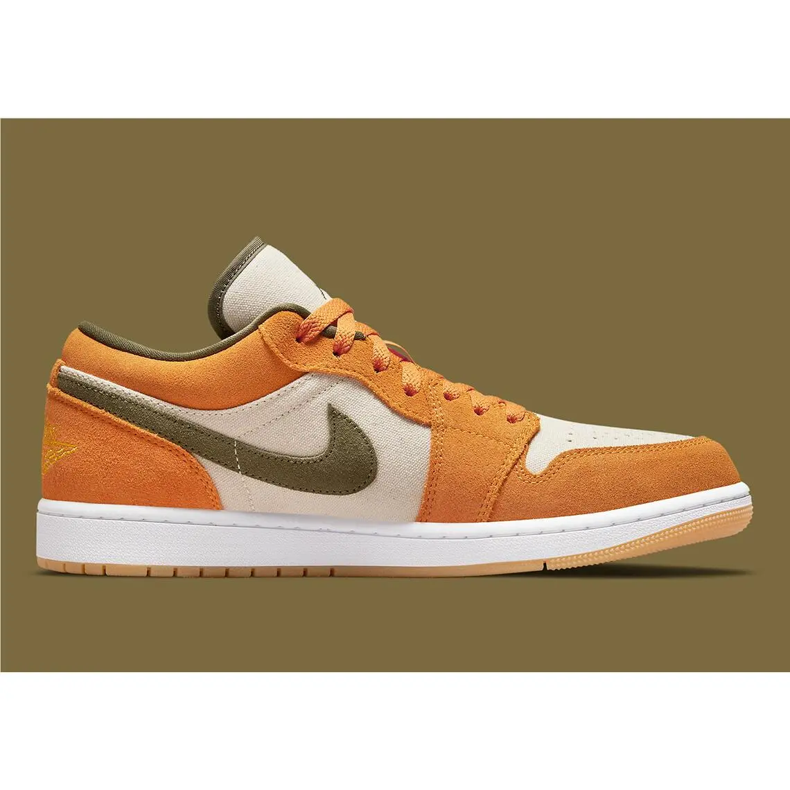Nike shoes - Nike Air Jordan 1 - Air - DH6931-102 - ORANGE/OLIVE/SAIL 1