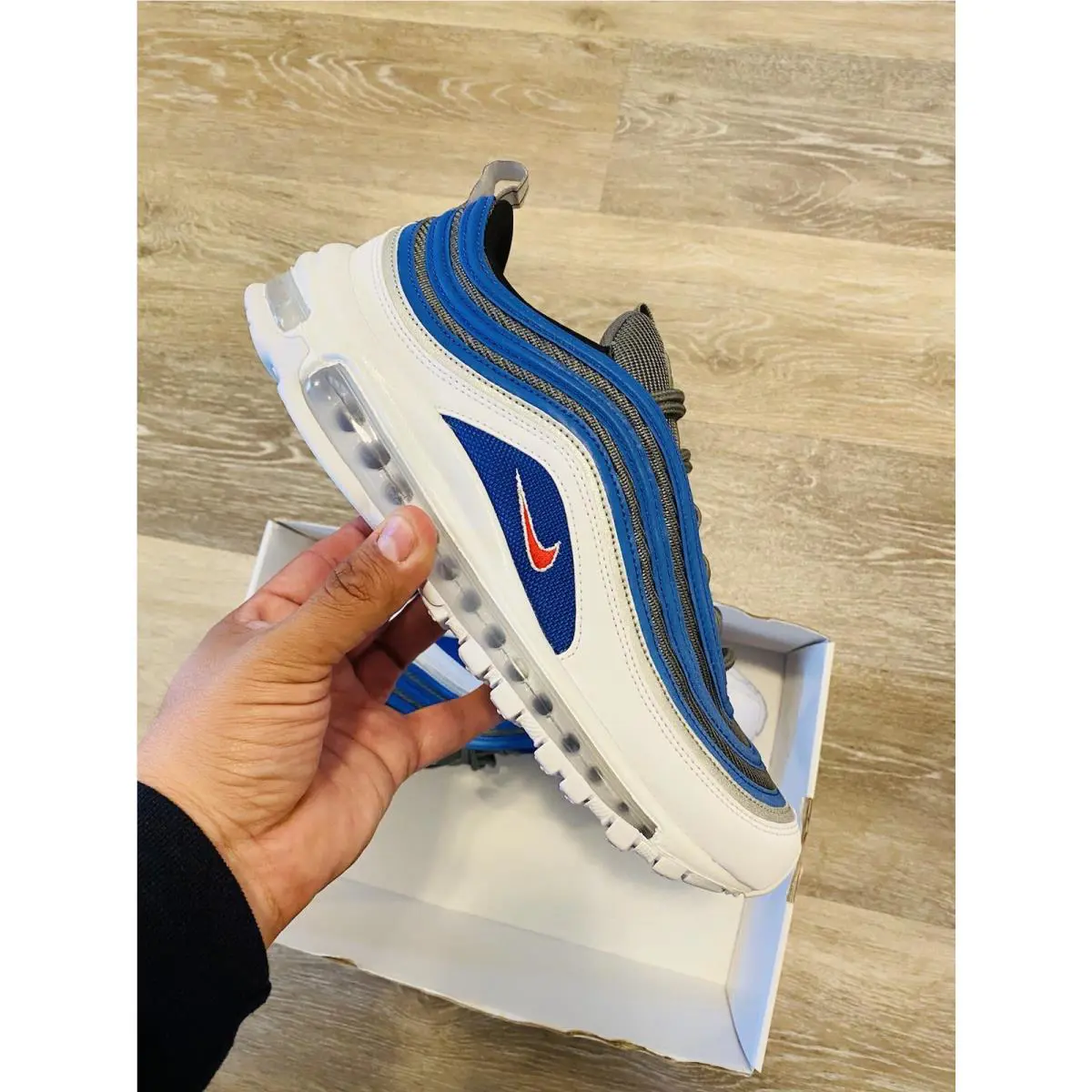 Nike shoes - Nike Air Max 97 ID - CT7949-991 - Blue-Silver-White-Red 8
