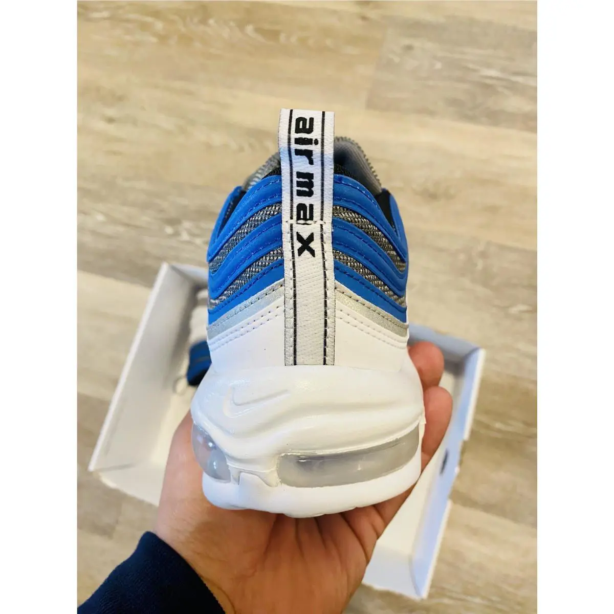 Nike shoes - Nike Air Max 97 ID - CT7949-991 - Blue-Silver-White-Red 0