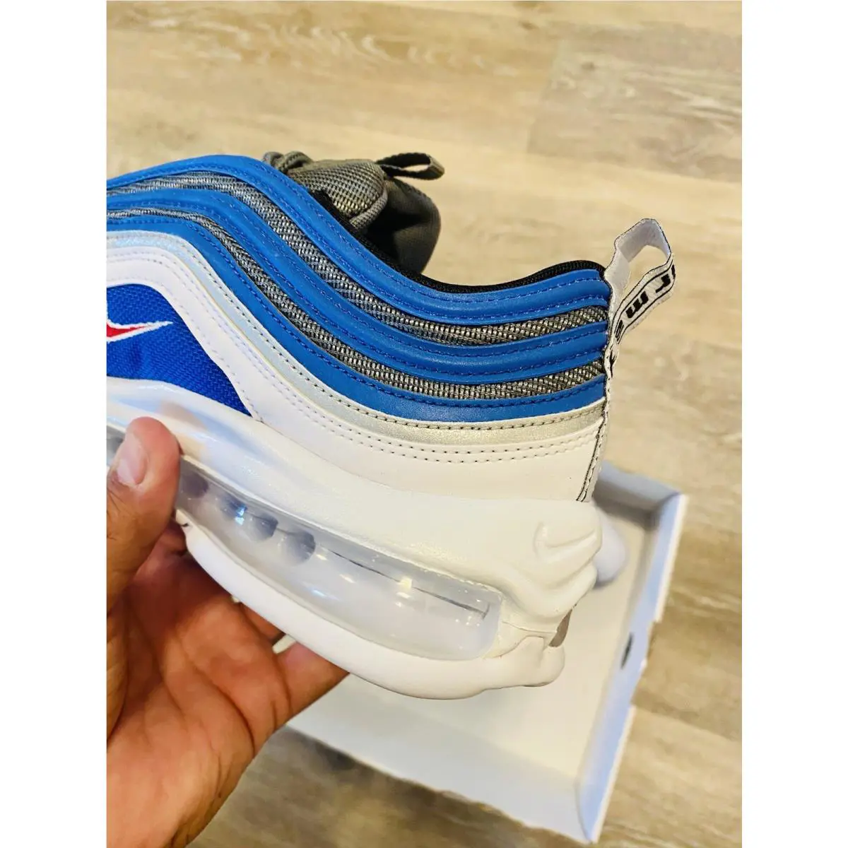 Nike shoes - Nike Air Max 97 ID - CT7949-991 - Blue-Silver-White-Red 1