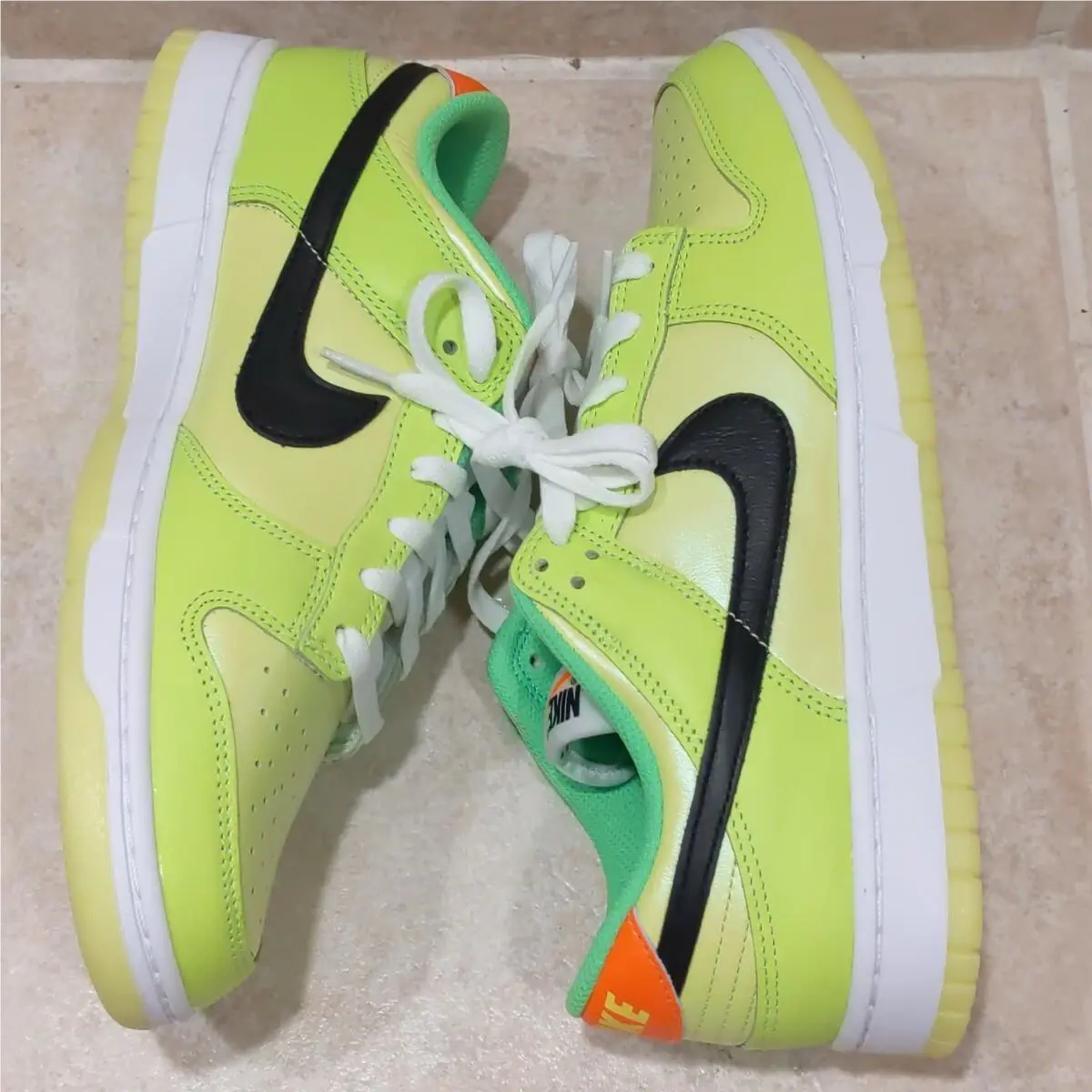 Nike shoes - Nike Dunk Low - Dunk Low - FJ4610702 - VOLT/BLACK-TOTAL ORANGE 5