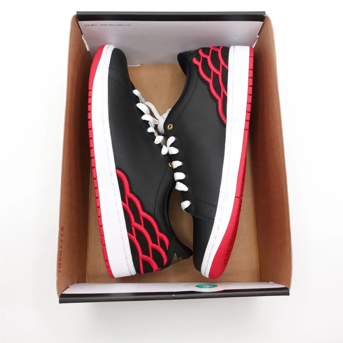 Nike shoes - Jordan 1 Centre Court - Centre Court - DQ8577-001 - Black, Red 9