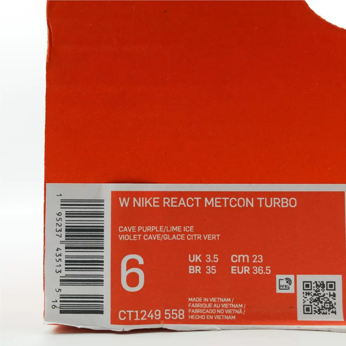 Nike shoes - Nike React Metcon Turbo - React Metcon Turbo - CT1249-558 - White (UPC: 195237435135) 9