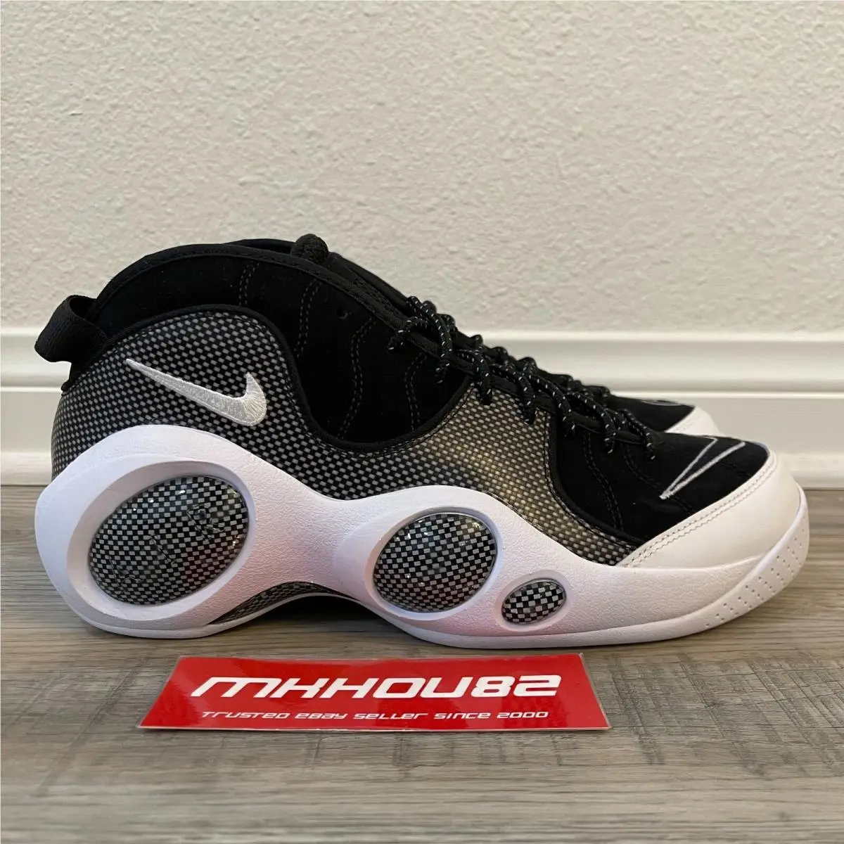 Nike Air Zoom Flight 95 Jason Kidd Basketball Shoes Black DM0523-001 Size 11
