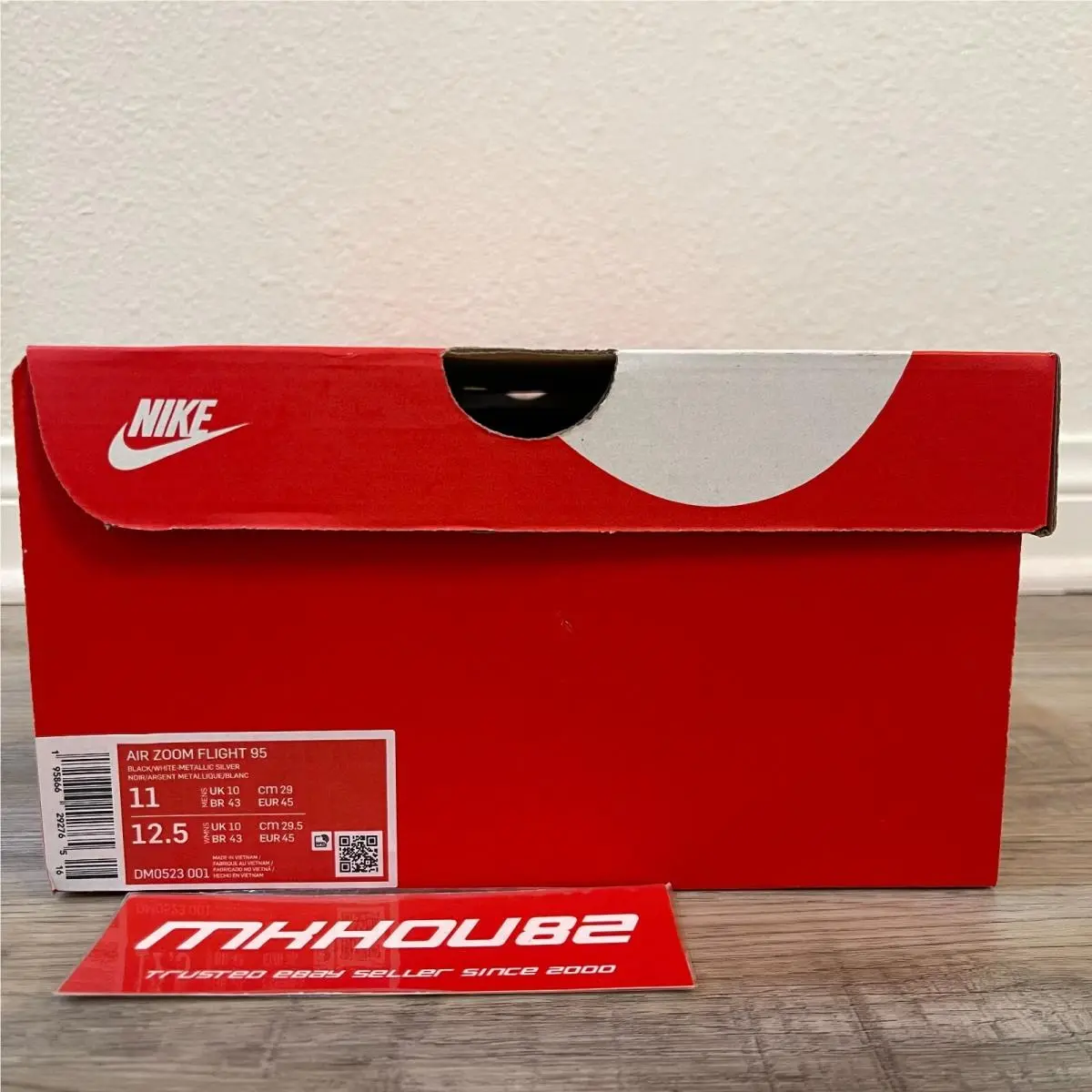 Nike shoes - Nike Air Zoom Flight 95 - DM0523-001 - Black (UPC: 0195866292765) 6