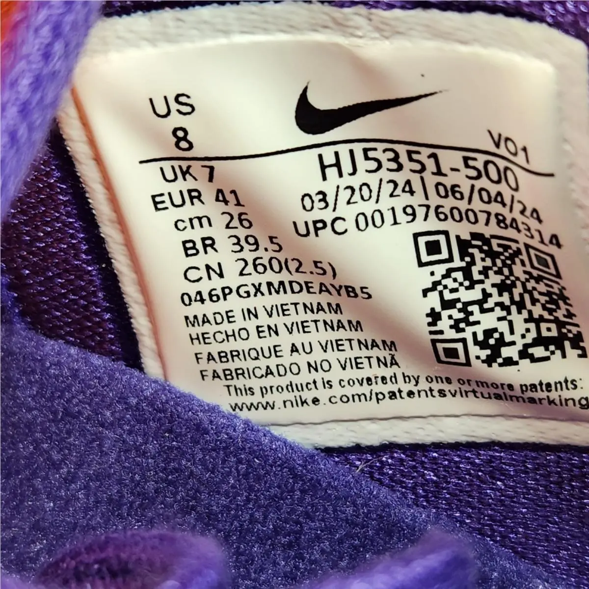 Nike shoes - Nike Book 1 - Book - HJ5351-500 - Purple 9