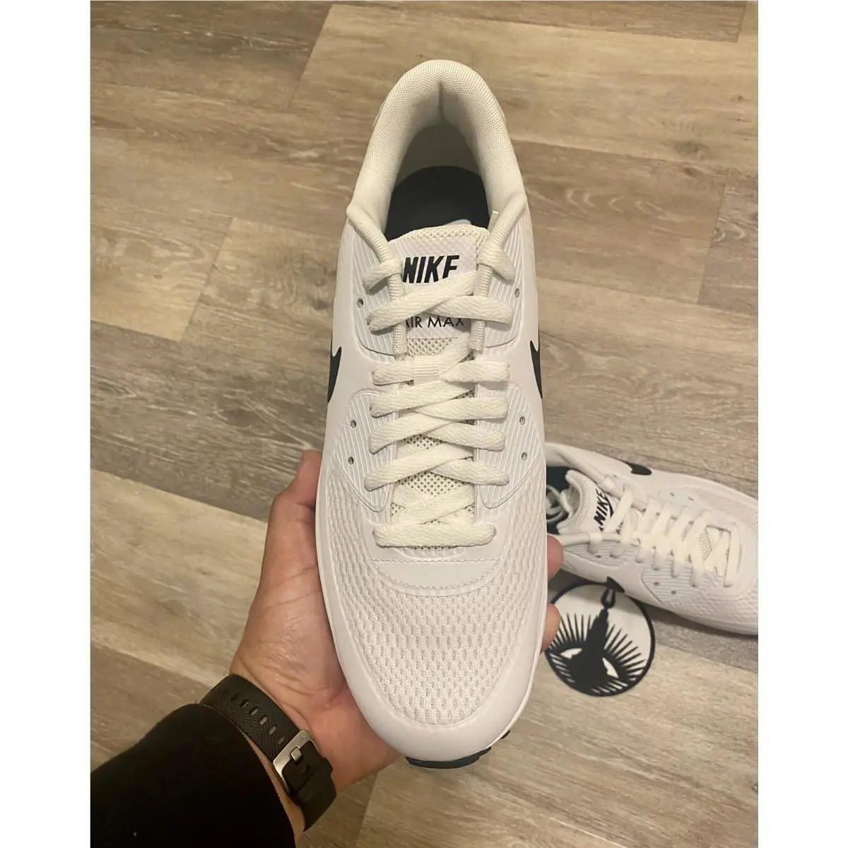 Nike shoes - Nike Air Max 90 Golf - CU9978-101 - White Black, Manufacturer: White / Black (UPC: 194500860834) 5
