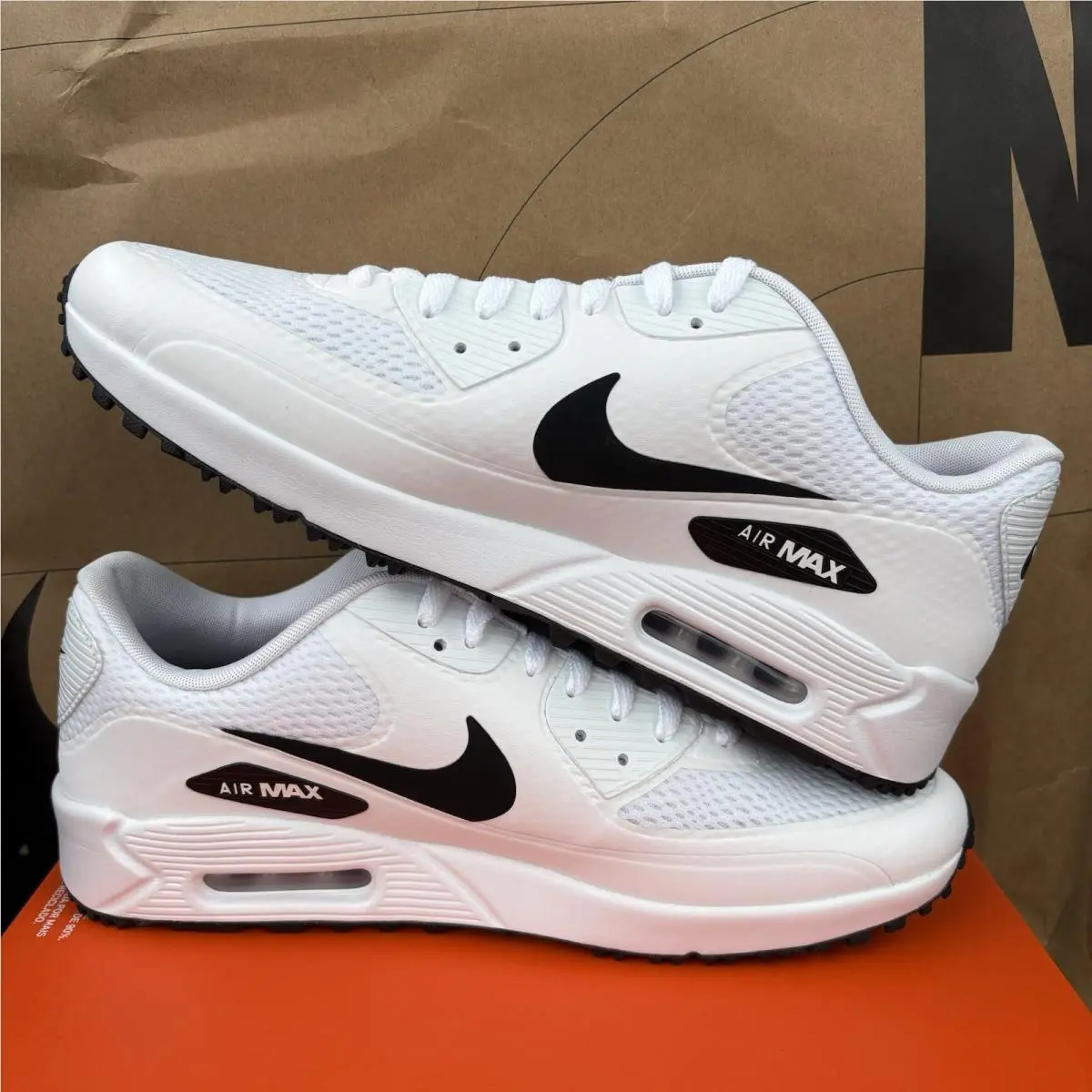 Nike shoes - Nike Air Max 90 Golf - CU9978-101 - White/Black 1
