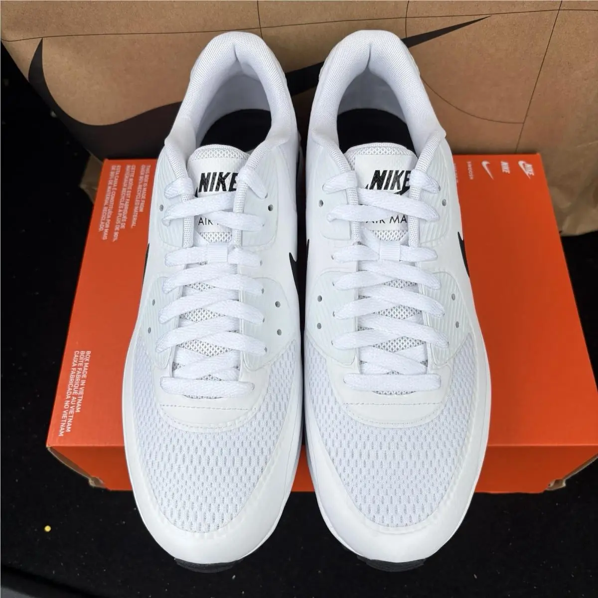 Nike shoes - Nike Air Max 90 Golf - CU9978-101 - White/Black 2