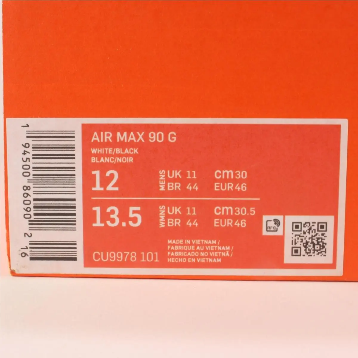 Nike shoes - Nike Air Max 90 - Air Max - CU9978-101 - White 8