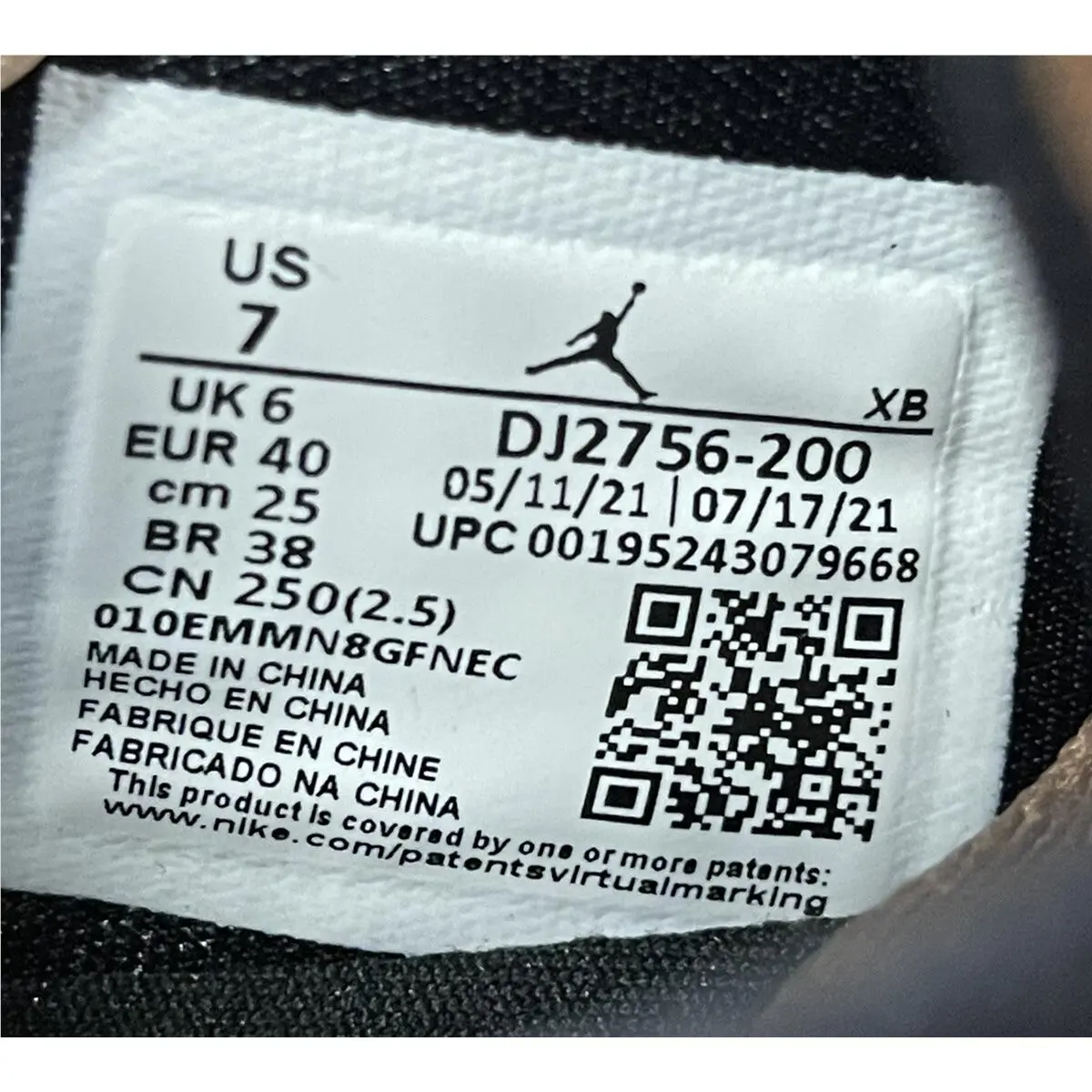 Nike shoes - Jordan Air Jordan 1 - Air - DJ2756-200 - Brown 4
