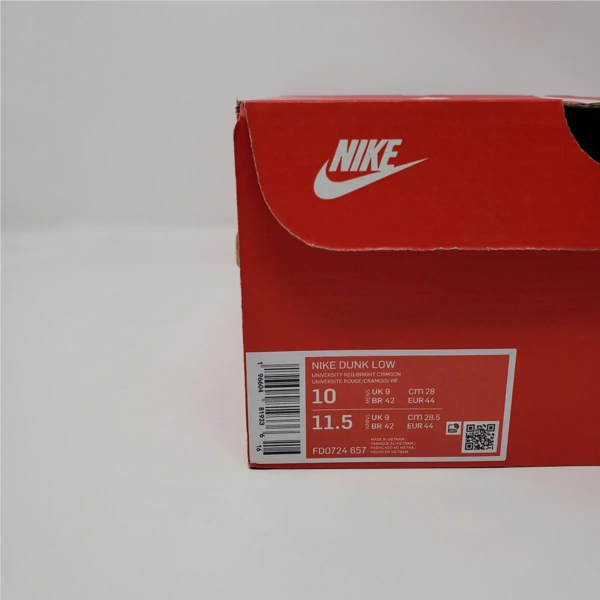 Nike shoes - Nike Dunk Low - Dunk Low - FD0724-657 - Red 8