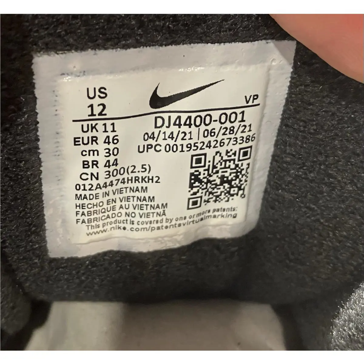 Nike shoes - Nike Air More Uptempo - Air More Uptempo - DJ4400-001 - Black (UPC: 0195242673386) 5