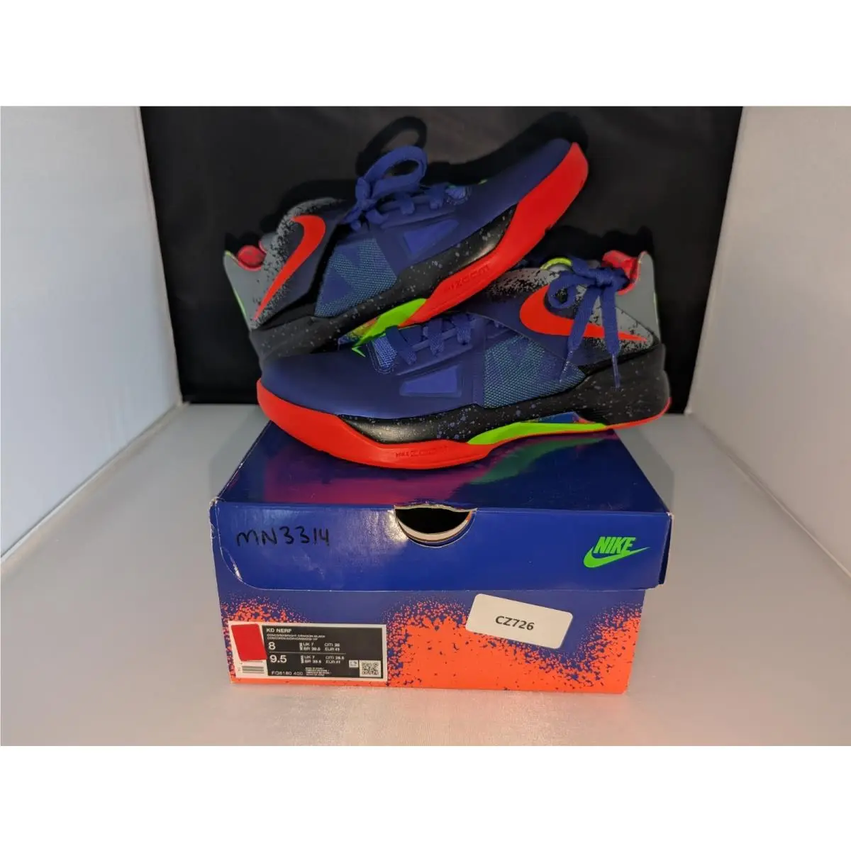 Nike Zoom KD 4 IV Nerf FQ8180-400 Men`s Size 8