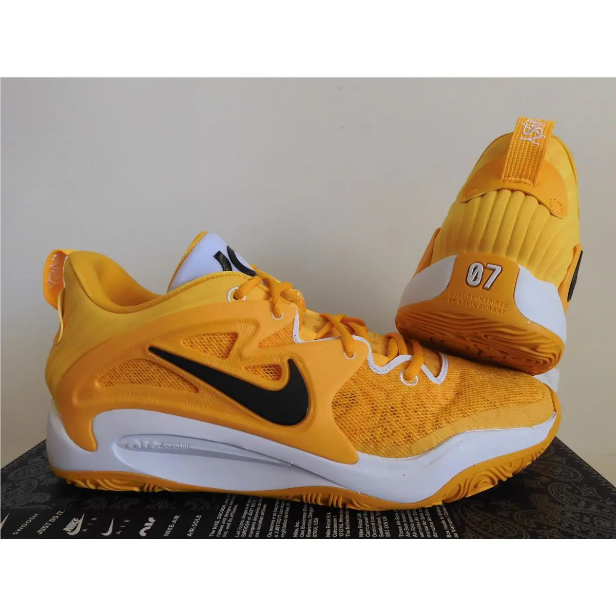 Nike shoes - Nike KD 15 - DX6648-701 - Yellow 0