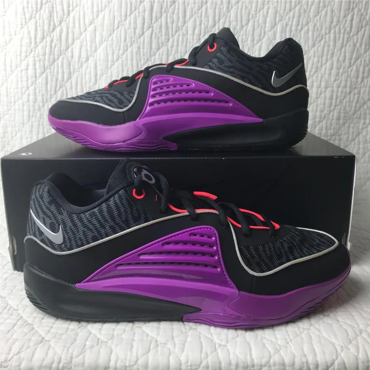 Nike KD16 Shoes Men’s SZ 9.5 Pathway Royalties Black Purple DV2917-002