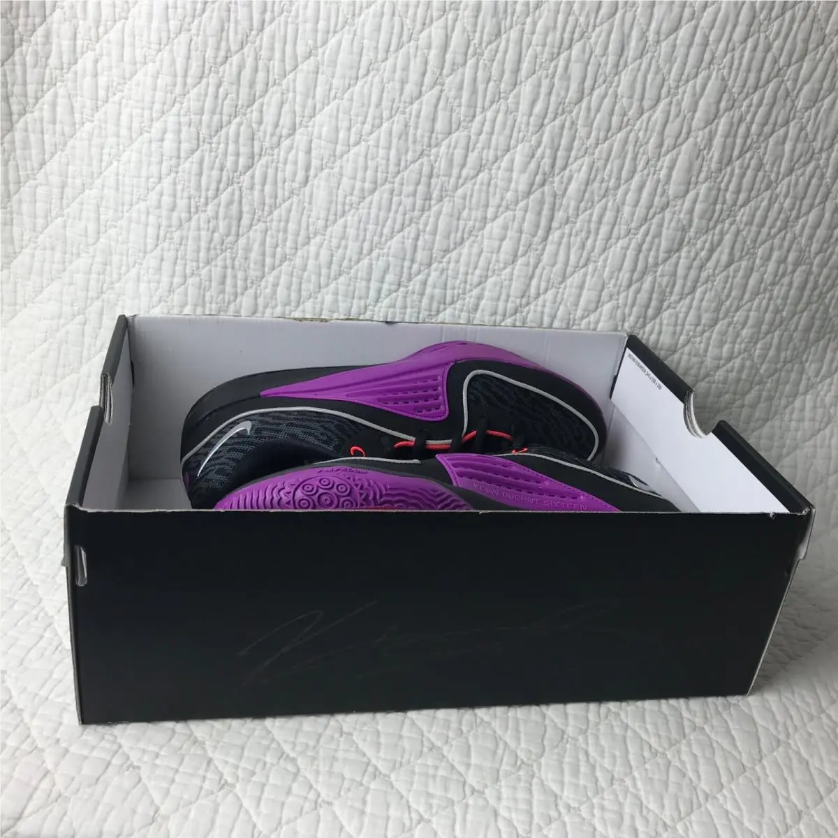 Nike shoes - Nike KD 16 - DV2917-002 - black metallic silver purple 10