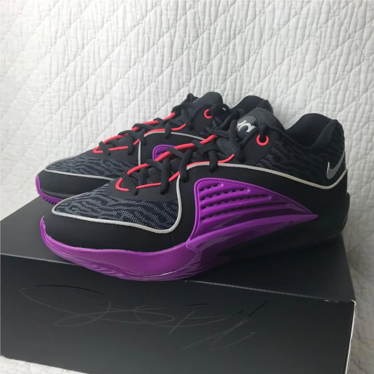 Nike shoes - Nike KD 16 - DV2917-002 - black metallic silver purple 3