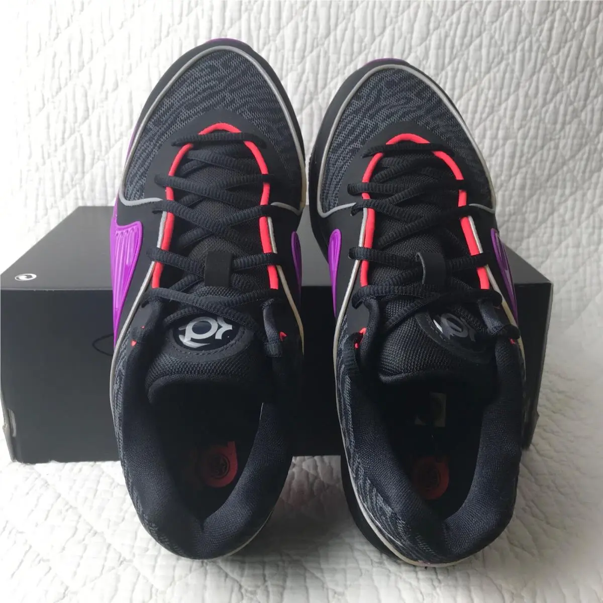 Nike shoes - Nike KD 16 - DV2917-002 - black metallic silver purple 7