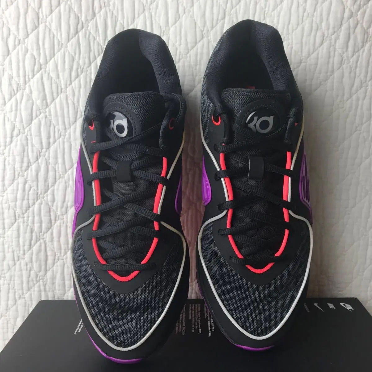 Nike shoes - Nike KD 16 - DV2917-002 - black metallic silver purple 8