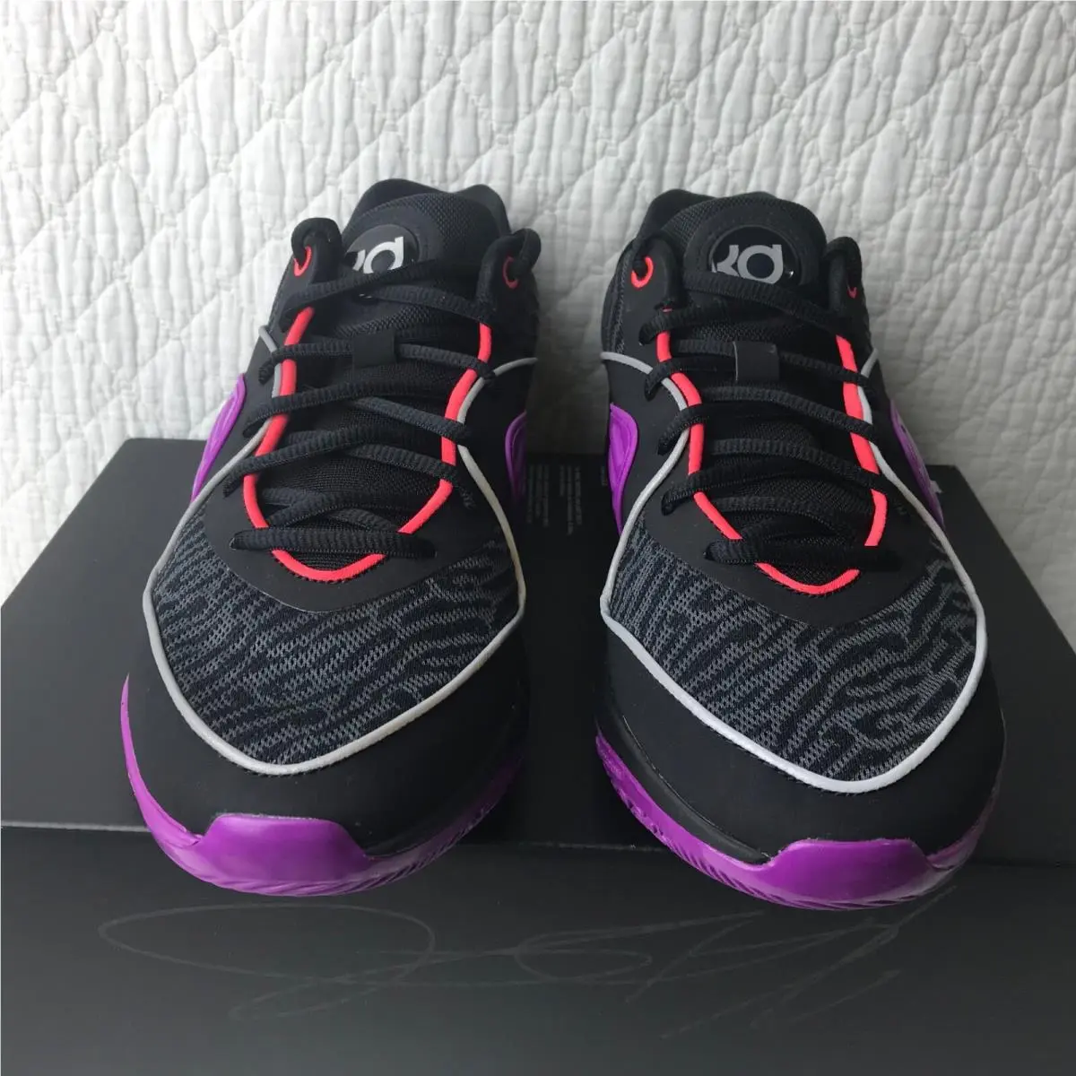 Nike shoes - Nike KD 16 - DV2917-002 - black metallic silver purple 5