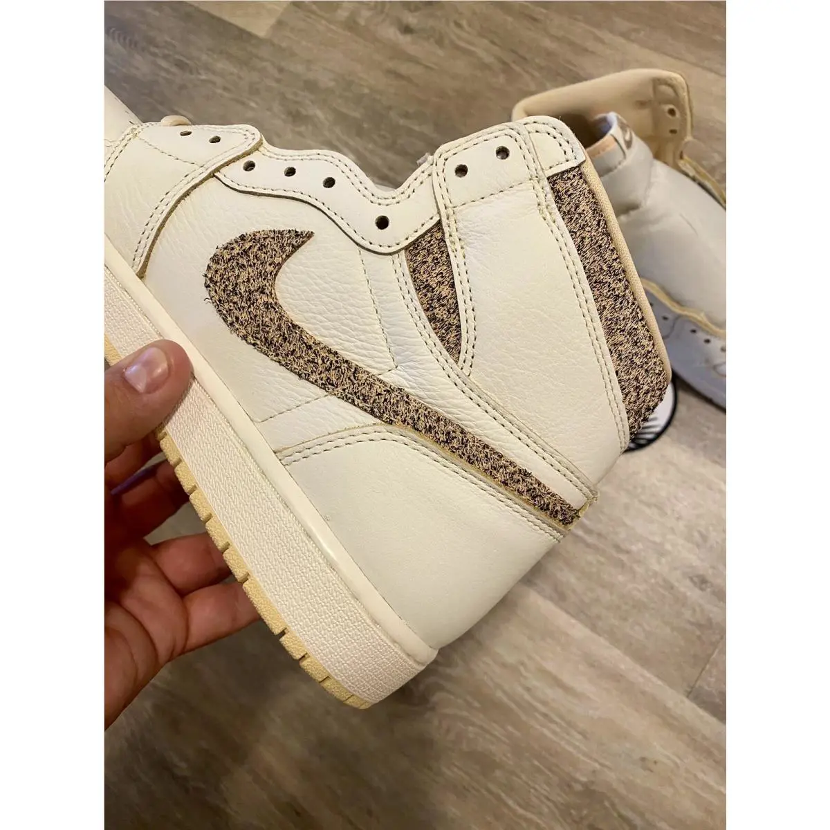 Nike shoes - Nike Air Jordan 1 - Air - FD8631-100 - Sail/Pale Vanilla/Black (UPC: 196604412872) 1