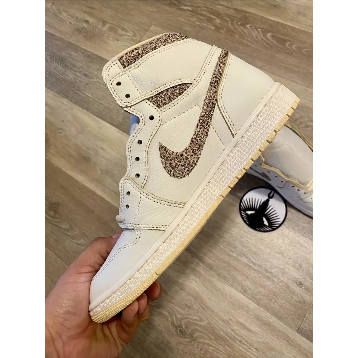 Nike shoes - Nike Air Jordan 1 - Air - FD8631-100 - Sail/Pale Vanilla/Black (UPC: 196604412872) 3