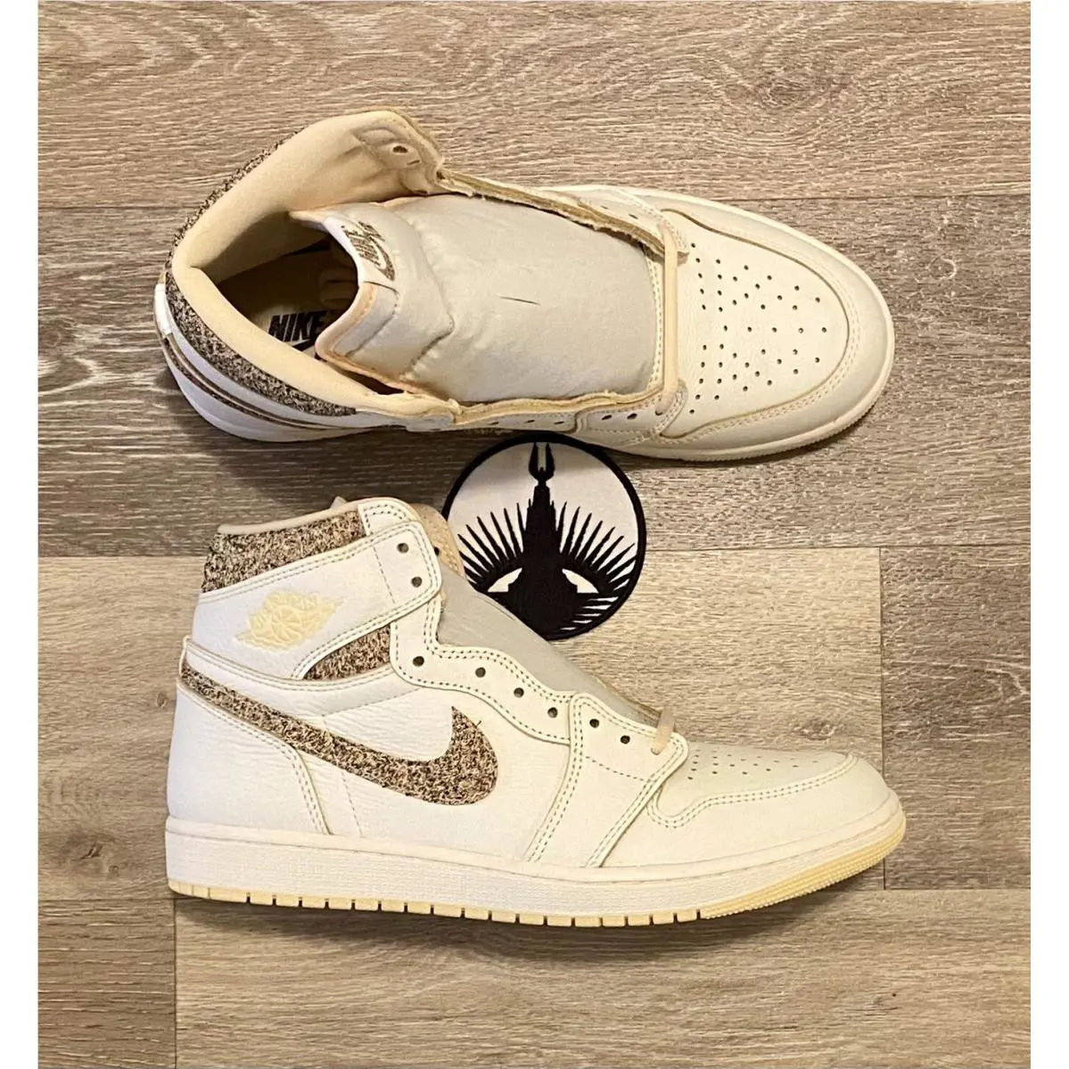 Nike shoes - Nike Air Jordan 1 - Air - FD8631-100 - Sail/Pale Vanilla/Black (UPC: 196604412872) 5
