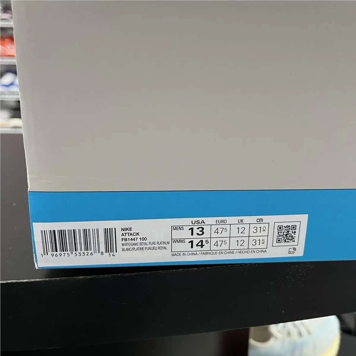 Nike shoes - Nike Mac Attack - Mac Attack - FB1447-100 - White/Game Royal/Pure Platinum/Black 4