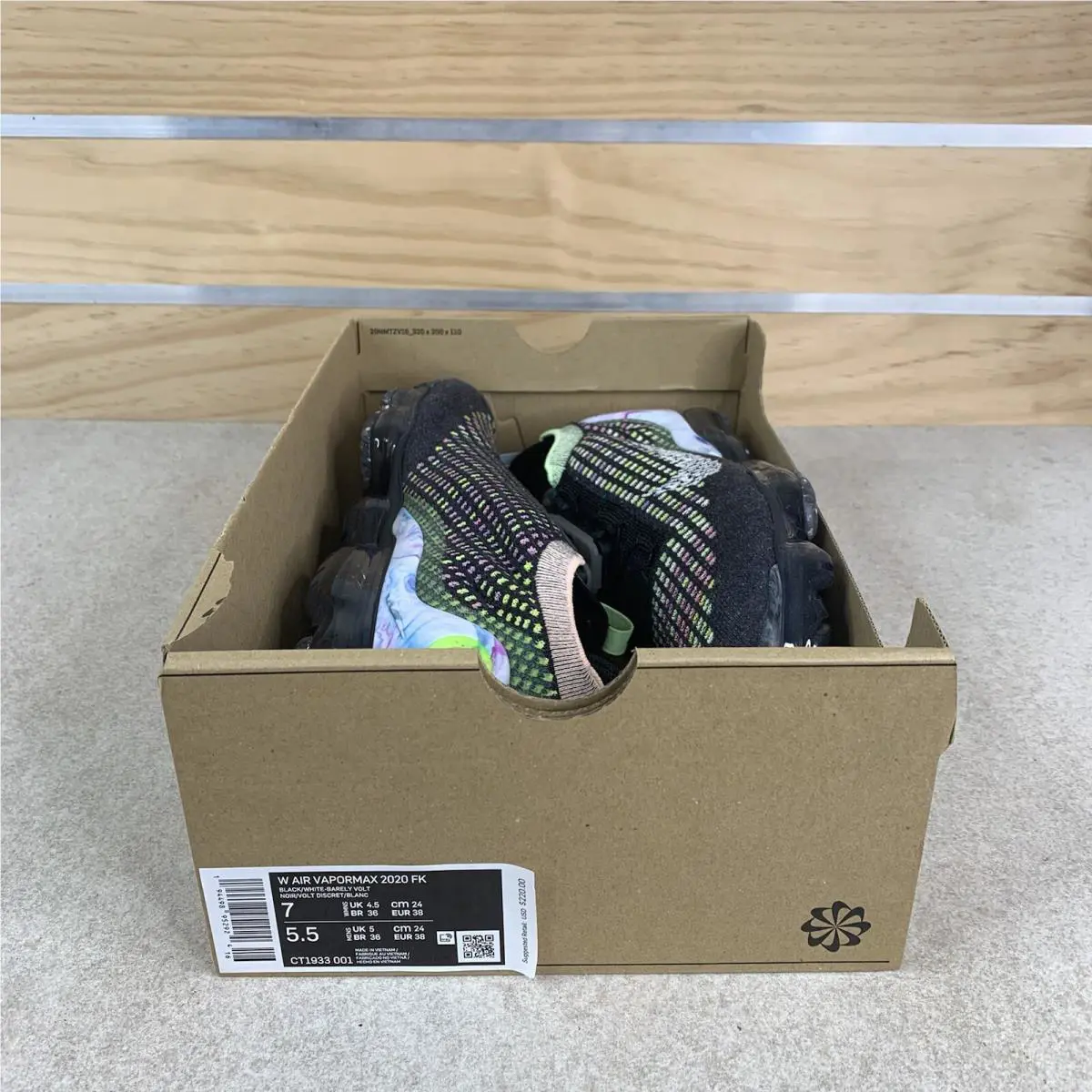 Nike shoes - Nike Air VaporMax Flyknit - Air VaporMax Flyknit - CT1933-001 - Black 8