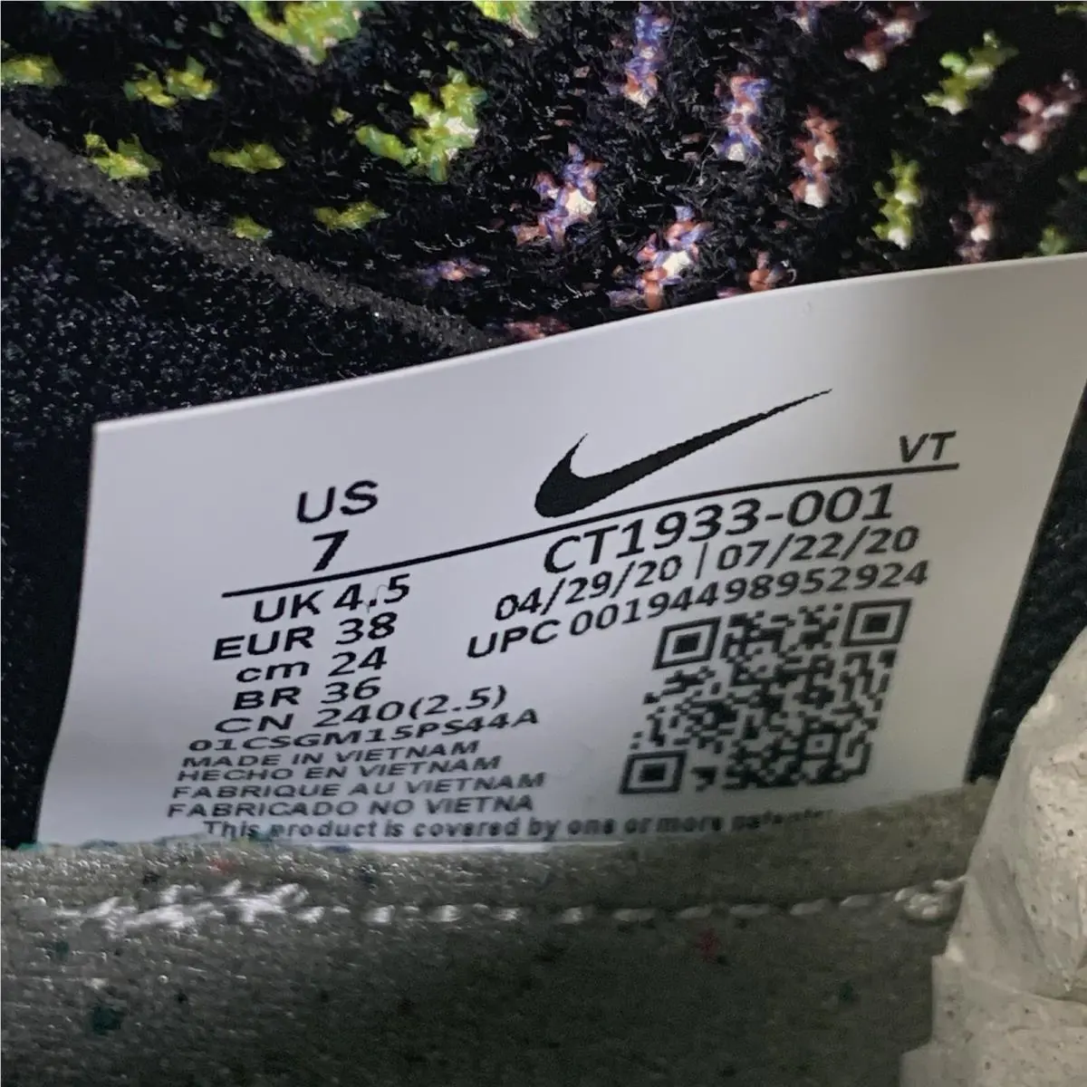Nike shoes - Nike Air VaporMax Flyknit - Air VaporMax Flyknit - CT1933-001 - Black 9