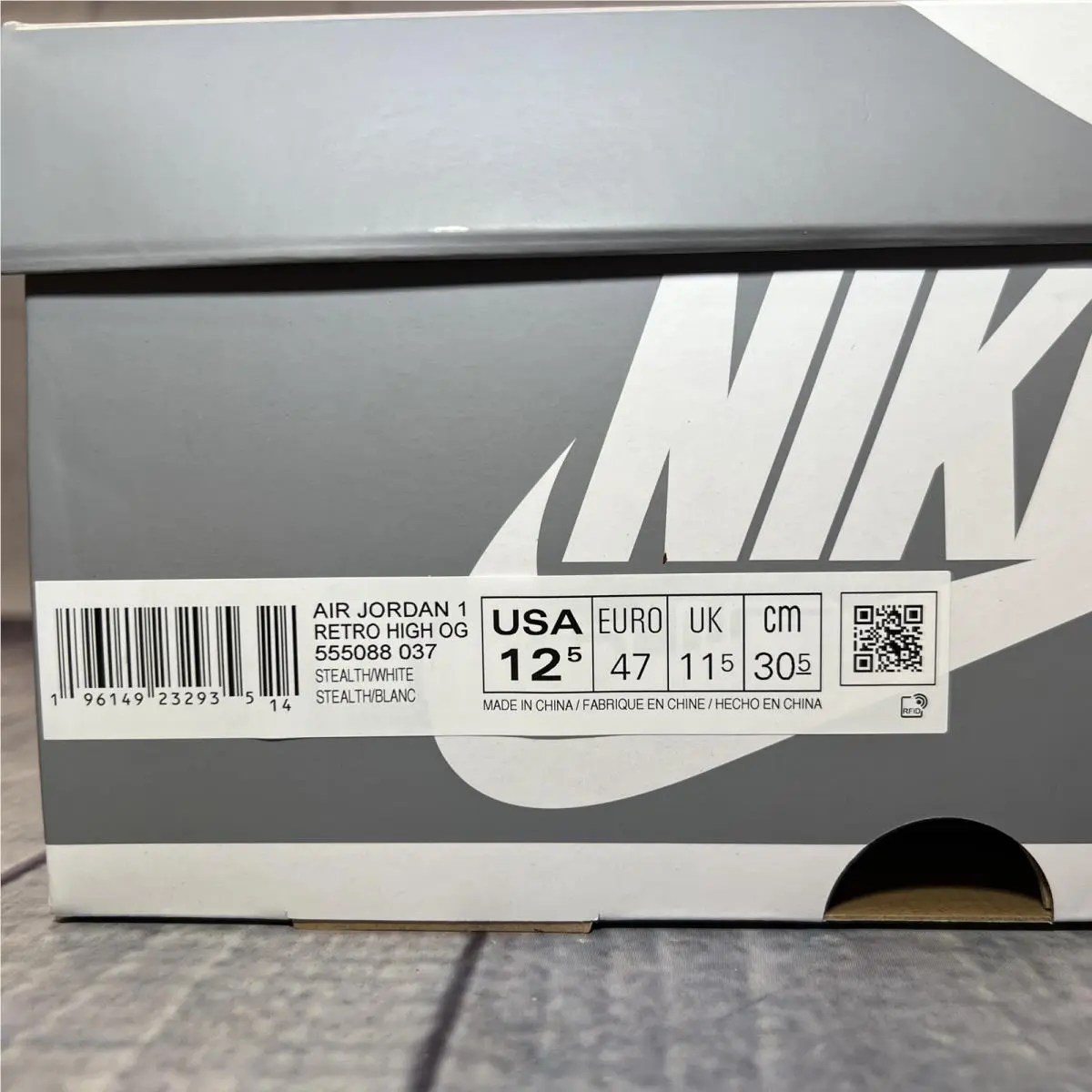 Nike shoes - Nike Air Jordan 1 - Air - 555088-037 - White 10