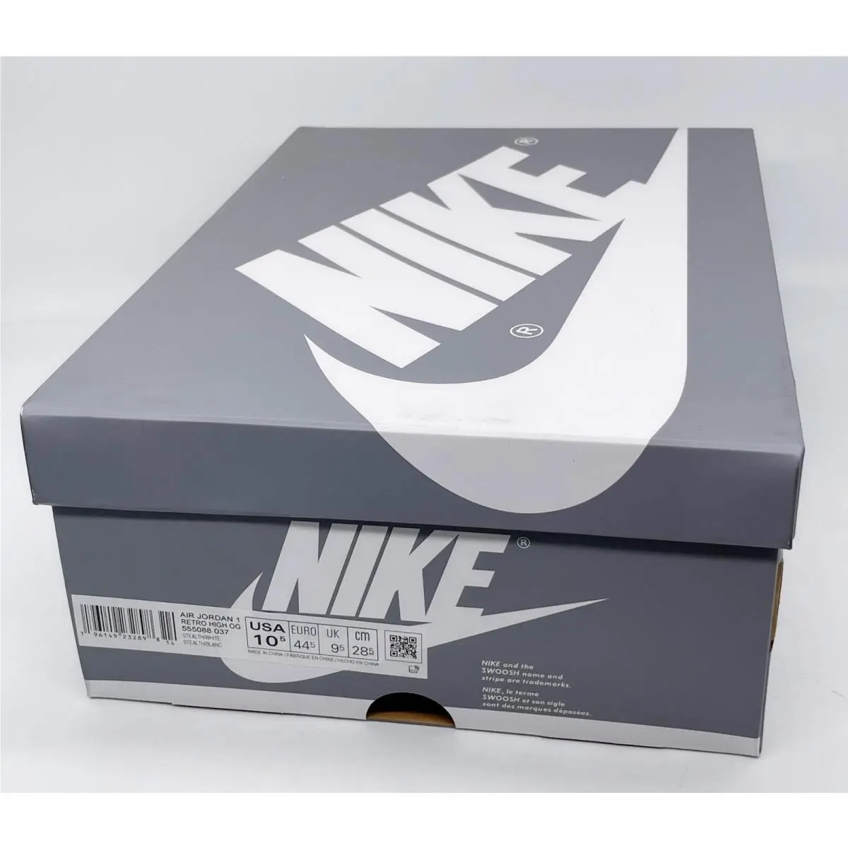 Nike shoes - Jordan 1 Retro High OG - 555088037 - White Gray 9